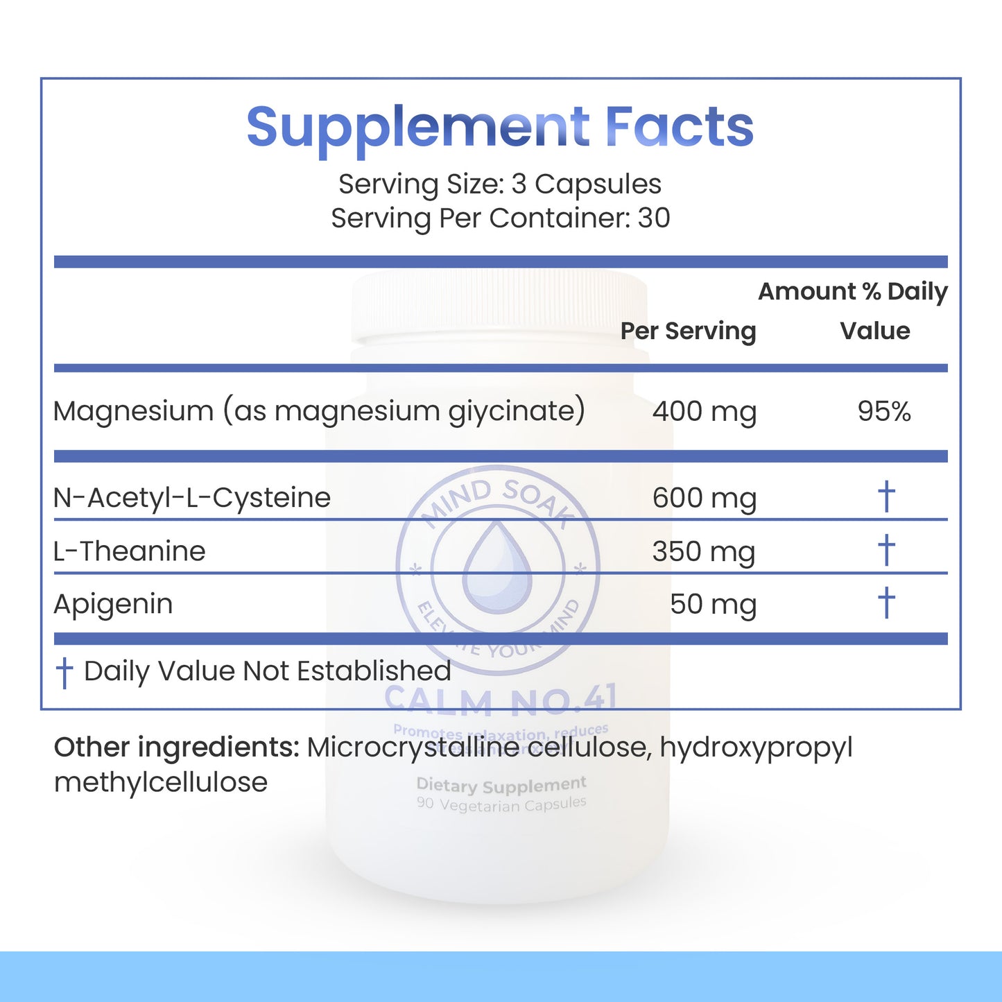 Calm No. 41: Support for a Settled Nervous System